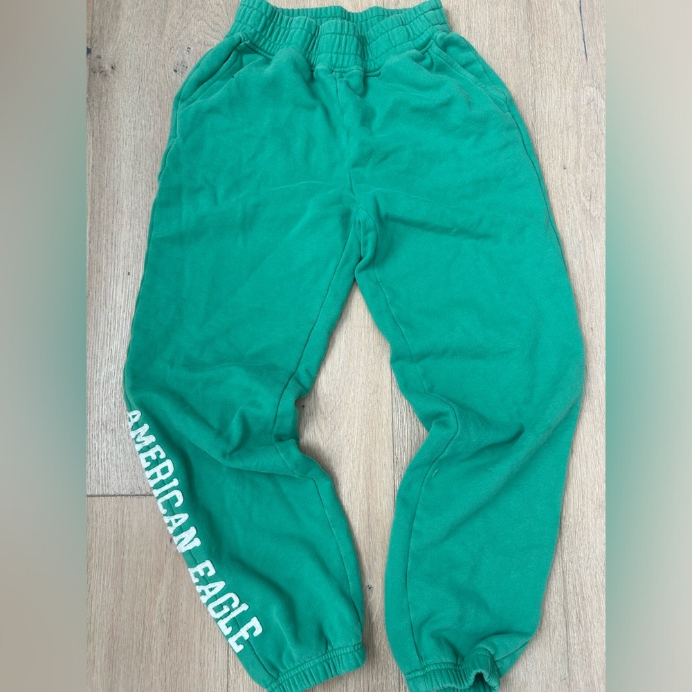 American Eagle Outfitters Green Sweatpants